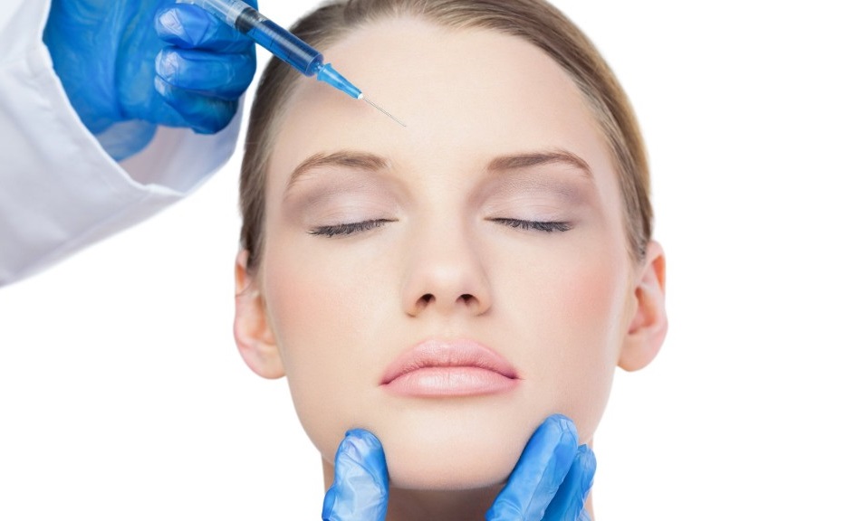 Injection botox front