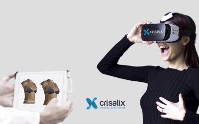 La vision 3D avant une intervention de chirurgie plastique par la société Crisalix